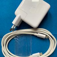 Apple alimentatore usb-c 70w +cavo usb-c  MacBook