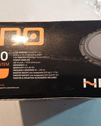 2 CASSE PER AUTO HERTZ 170mm 280W