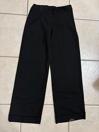 Pantalone a palazzo nero Luisa Moda Firenze tg S