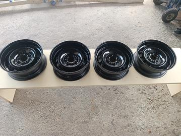 cerchi a canale rovesciato 13" canale 5J 4x98 neri