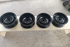 cerchi a canale rovesciato 13" canale 5J 4x98 neri