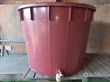 Mastello per vino da 5 quintali di uva da pigiare