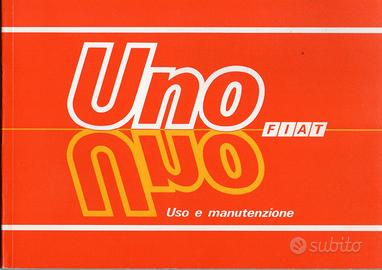 Manuale Uso e Manutenzione Fiat Uno 1988