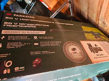 Parkside idropulitrice portatile con batteria 