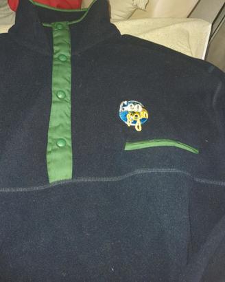 Felpa  con logo geo&geo M o X blu Felpa unisex blu