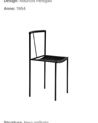 Tavolo e sedie design ZEUS PEREGALLI