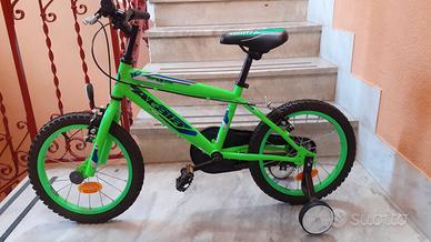bicicletta bimbo da 16 atala verde fluido splash