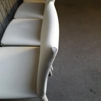 Sedie da sala moderne bianche
