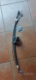 Supporto a braccetti inox per tenda doccia 