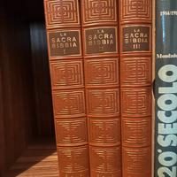 La sacra Bibbia in tre volumi