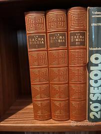 La sacra Bibbia in tre volumi