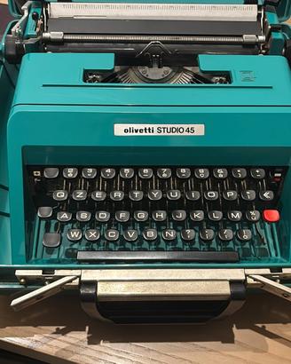 macchina da scrivere vintage olivetti studio 45