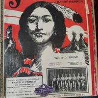 antico spartito musicale 