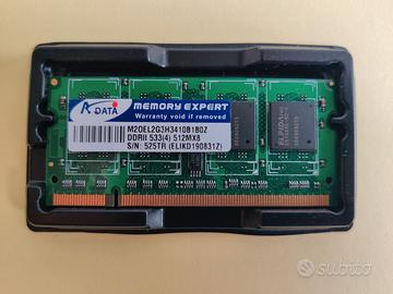 MODULO RAM ADATA SODIMM 512MB DDR2 533MHZ