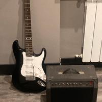 Chitarra elettrica Eko s300 +ampli eg20rv