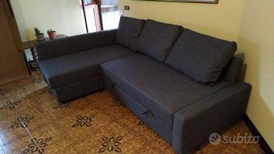 Divano letto angolare/contenitore