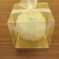 Candela Multicolore Brillantinata da 10 Centimetri