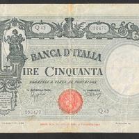 Banconota 50 lire Repubblica Sociale 1944