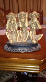 Statuina Le Tre scimmiette