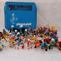 playmobil valigia custodia 16x lotto set vintage