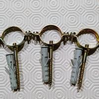 Collari zincati ferma tubo ∅ 30 mm