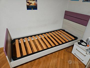 2 letti singoli ideali per cameretta.