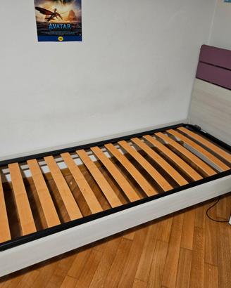 2 letti singoli ideali per cameretta.