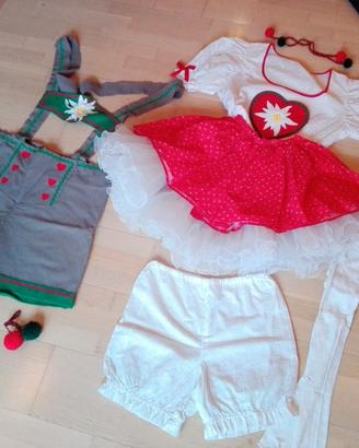 Vestito Carnevale Coppia Tirolese