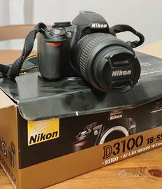 Nikon D3100 + Obiettivo 18-55mm VR – kit scatola