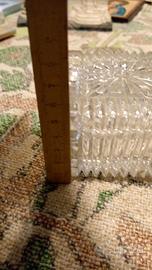 Portagioie vintage in cristallo