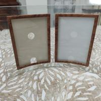 Cornice in vetro e legno, per foto 14 x 9 cm