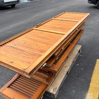 12 persiane in legno varie misure