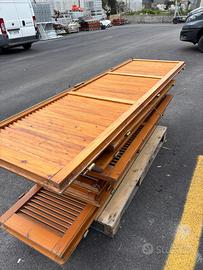 12 persiane in legno varie misure