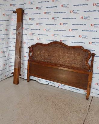 Letto Matrimoniale con Paglia di Vienna
