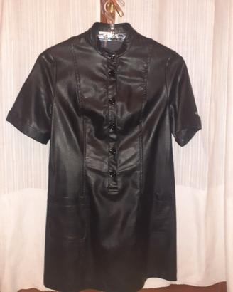 Vestito - Vestitino Donna nero Ecopelle Miss Miss