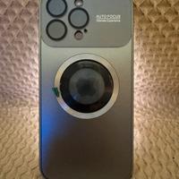 COVER iPHONE 15 PRO MAX Titanio Metal Magsafafe