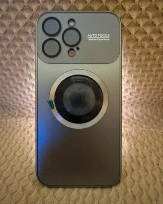 COVER iPHONE 15 PRO MAX Titanio Metal Magsafafe