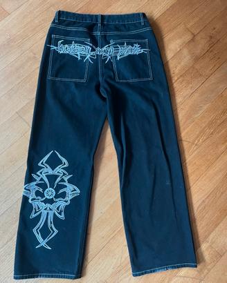 Jeans Nero Con Custom