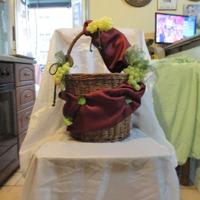 Cesto nuovo per allestimenti di feste autunnali