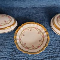 Tris piattini porcellana Limoges
