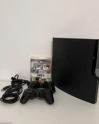 Sony PlayStation 3 Slim PS3 2 Controller FIFA 11