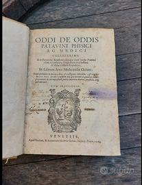 Oddo degli Oddi – Raro libro di medicina del 1574