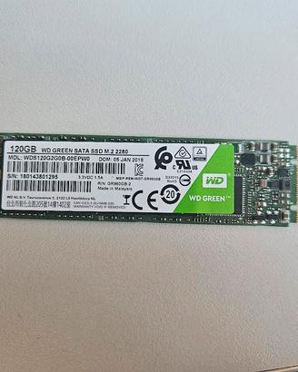 120GB WD GREEN SATA SSD M.2 2280