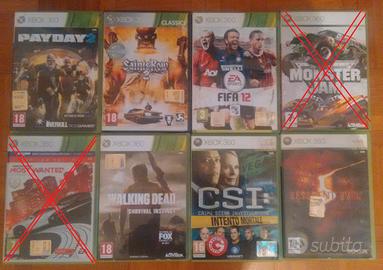 Giochi XBox 360 originali completi di tutto (in ot