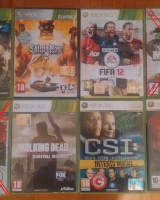 Giochi XBox 360 originali completi di tutto (in ot