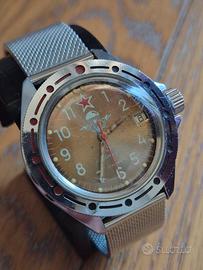 Orologio meccanico vintage Vostok Komandirskie