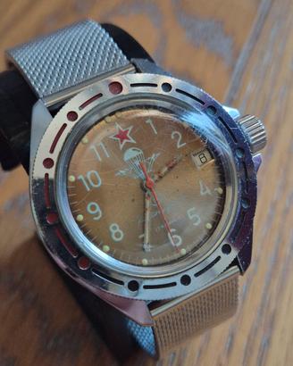 Orologio meccanico vintage Vostok Komandirskie