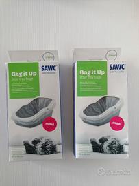 2 Confezioni Sacchetti Lettiera Gatto Savic maxi