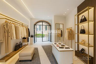 Splendido Negozio con vetrina su strada e magazzin