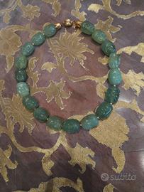 Collana di giada birmana.